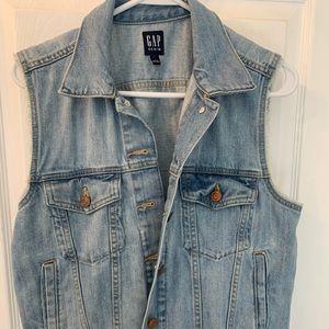 Gap Womens jean vest